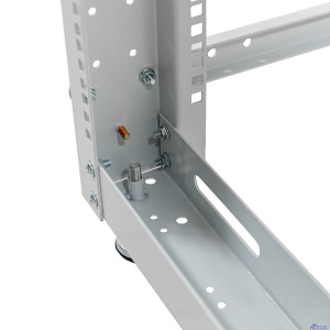 NTSS Стойка серверная NTSS OR двухрамная 24U 600-1000мм, комплект ножек, серый RAL 7035 NTSS-2POR24U/600-1000