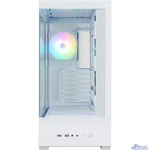 Корпус для ПК Zalman P40 DS White ATX Mid Tower PC Case, 120mm ARGB Fanx4