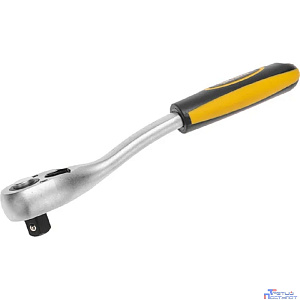 Kranz (KR-12-8401) Ключ-трещотка для торцовых головок 1/2, CrV, 72 зубца