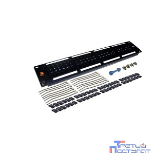 Патч-панель Lanmaster LAN-PPL48U5E 19" 2U 48xRJ45 кат.5e UTP