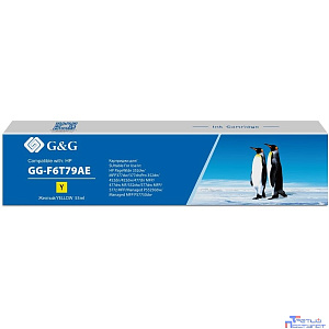 Картридж струйный G&G GG-F6T79AE 913A GG-F6T79AE желтый (55мл) для HP PW 352dw/377dw/Pro 477dw/452dw