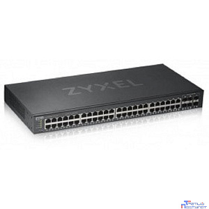ZYXEL GS1920-48V2-EU0101F Гибридный Smart коммутатор NebulaFlex GS1920-48v2, 48xGE, 4xCombo (SFP/RJ-45), автономное/облачное управление