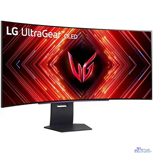 LCD LG 45" 45GS95QE-B {OLED curved 3440x1440 240Hz 2xHDMI DisplayPort  black}