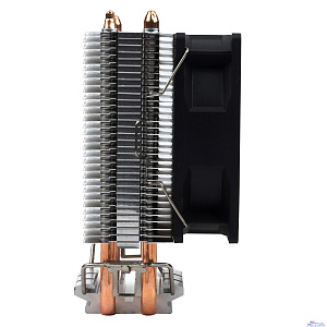 CBR-CC-2800-PWM Кулер для процессора, Al+Cu, 2 heat pipes, Socket 775/1155/1156/1150/1151/1200/1700/940/AM2/АМ2+/АМ3/AM3+/FM1/FM2/AM4/AM5, TDP 95W, 90mm Fan, 1600RPM, HB, PWM, 4pin, 26db