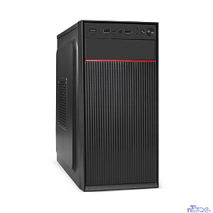 Exegate EX299200RUS Корпус Minitower ExeGate BAA-113-UNS450 (mATX, БП UNS450 с вент. 12см, 2*USB, аудио, черный)