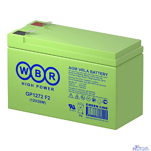 WBR Батарея GP1272 (28W) f2 (12V/7,2Ah)