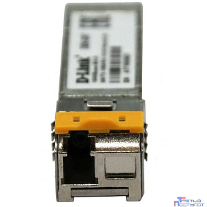 D-Link 330T/10KM/A1A WDM SFP-трансивер с 1 портом 1000Base-BX-D (Tx:1550 нм, Rx:1310 нм) для одномодового оптического кабеля (до 10 км, разъем Simplex LC)