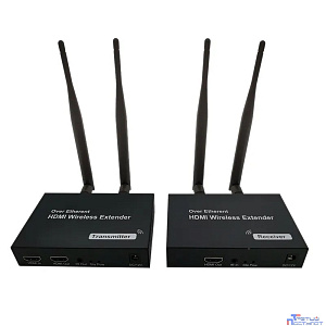 ORIENT VE057, WiFi HDMI Extender (Tx+Rx), HDMI беспроводной удлинитель до 200 м, HDMI 1.3, 1080p@60Hz, HDCP1.2, передача ИК сигнала управления (датчики в комплекте), (31367)