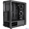 Exegate EX292859RUS Корпус Miditower ExeGate EVO-8243 (ATX, без БП, 2*USB+1*USB3.0, черный, 3 вент. с RGB подсветкой, боковая панель - закаленное стекло)