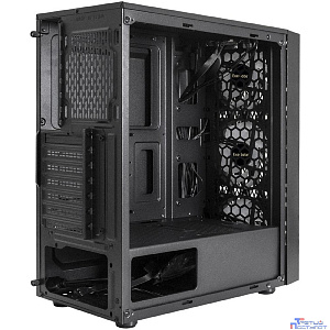 Exegate EX292859RUS Корпус Miditower ExeGate EVO-8243 (ATX, без БП, 2*USB+1*USB3.0, черный, 3 вент. с RGB подсветкой, боковая панель - закаленное стекло)