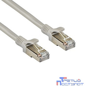 Exegate EX281998RUS Патч-корд медный FTP-RJ45-RJ45-C5e-CU-2M-GY, FTP, cat.5e, 2м, серый