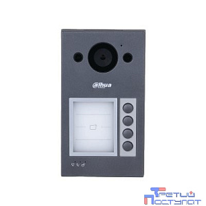DAHUA DHI-VTO3311Q-WP Вызывная WIFI панель с разрешением камеры 2мп и CMOS сенсором, IP65, IK08, Поддержка режима "Ночь" и голосового оповещения, питание DC 12V, PoE