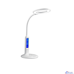 Camelion KD-823  C01  бел.LED (Свет-к наст.,8 Вт,230В, 500лм,сенс, термометр, рег.ярк и цвет.темп.)