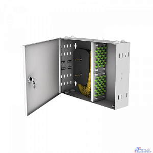 NTSS Кросс настенный NTSS PREMIUM предсобранный, 32 порта FC/APC, 9/125 мкм, (сплайс, пигтейлы, кдзс, планки, адаптеры) NTSS-WFOB-PM-32-FC/A-9-SP1.5G2A