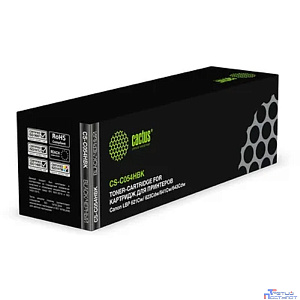Cactus  Cartridge 054HBK Картридж для Canon i-Sensys LBP-620/621/623/640/MF-640/641/642/643/644/645 (3100k) черный