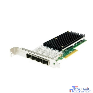 Lr-Link LREC9804BF-4SFP+ Сетевая карта/ PCIe x8 10G Quad Port Fiber Server Network Card