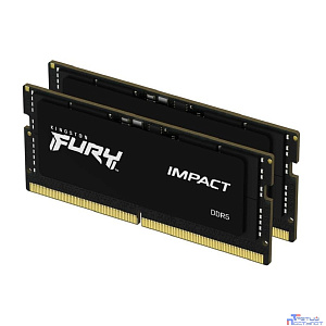 Kingston 32GB 6400MT/s DDR5 CL38 SODIMM (Kit of 2) FURY Impact XMP KF564S38IBK2-32