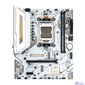 MAXSUN MS-eSport B650M WIFI6 ICE (Socket AM5, mATX, 2*DDR5(96Gb), DP/HDMI, 2*SATA3, 2*M.2, 1*PCIEx16/1*PCIEx1, 2*USB 2.0, 4*USB 3.2, LAN 1*1G,  Bluetooth,  Wi-Fi 802.11ax, RTL)