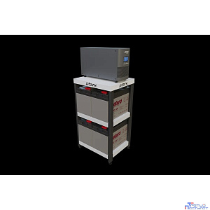 STARK SC 1000 Online 16А ИБП 1000 ВА/900 Вт {Online, Напольный, 110-300В, 2 х ЕВРО, Smart-slot, USB, RS232, EPO, БЕЗ АКБ - внешние батареи 2 шт от 4,5Ач до 320 Ач}