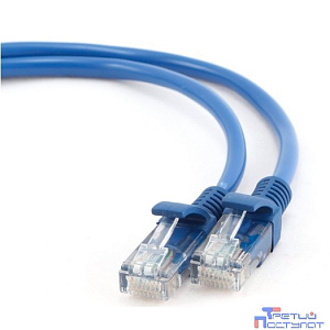 Cablexpert Патч-корд UTP PP12-0.5M/B кат.5, 0.5м, литой, многожильный (синий)
