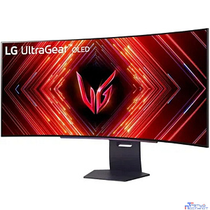 LCD LG 45" 45GS95QE-B {OLED curved 3440x1440 240Hz 2xHDMI DisplayPort  black}