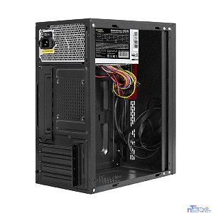 Exegate EX299260RUS Корпус Minitower ExeGate BAA-403U-UNS350 (mATX, БП UNS350 с вент. 12см, 2*USB+1*USB3.0, HD Audio, черный)