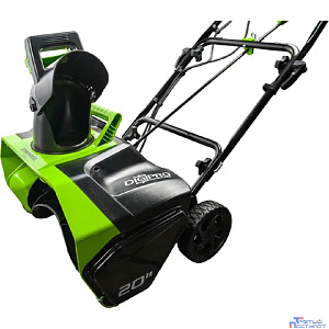 Greenworks Снегоуборщик аккумуляторный GD40SB, (40V, 51 см, бесщеточный, с 1хАКБ 4 А.ч и ЗУ) [2600607]