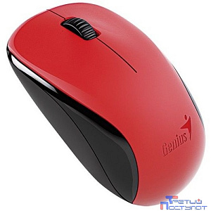 Genius Мышь NX-7000 Red { оптическая, 1200 dpi, радио 2,4 Ггц, 1хАА, USB} [31030109110/31030016403]