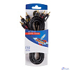 Rexant (06-3050) Шнур 3RCA - 3RCA, 1,5м, Gold