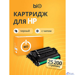 Bion W1470X Картридж для HP LaserJet Enterprise MFP M635fht/M635h/635z/M612dn/M612x/Flow MFP M636z/M636fh/MFP M634z/M634h/M611x/M611dn/M610dn (25200 стр.), Черный, с чипом