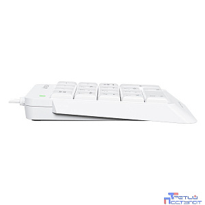 Числовой блок A4Tech Fstyler FK13P белый USB slim для ноутбука (FK13P WHITE)