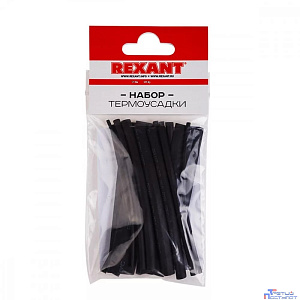 Rexant (29-0105) Набор термоусаживаемых трубок ТУТ нг №5 STANDARD 2:1, упаковка 18 шт. по 10 см
