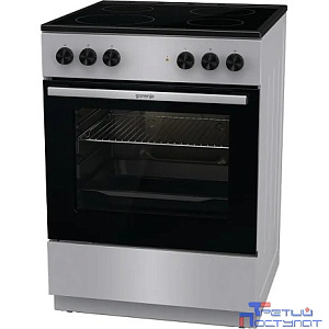 Плита Электрическая Gorenje GEC6A11SG серый стеклокерамика (без крышки)