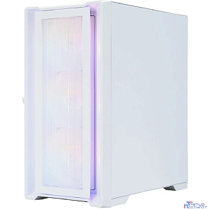 1STPLAYER Корпус TRILOBITE T4 MESH FRGB White / mATX / 4x120mm FRGB fans / T4-WH-4F1-W