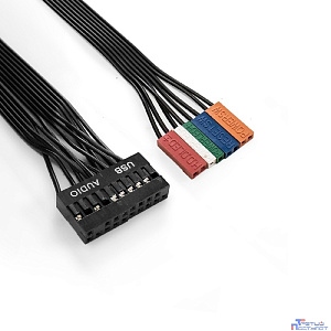 Exegate EX299191RUS Корпус Minitower ExeGate BAA-108-UNS400 (mATX, БП UNS400 с вент. 12см, 2*USB, аудио, черный)