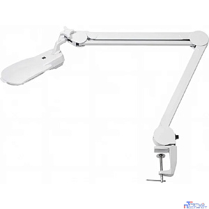 Rexant 31-0565 Лупа на струбцине  , квадратная 3D+20D, с подсветкой 6 LED, серия EXPERT, белая