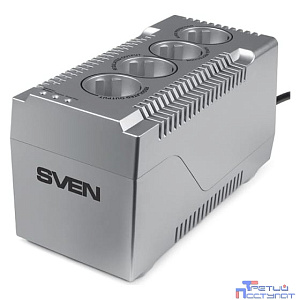 Стабилизатор VR-F1000 (?320Вт, Вх.184-285V,4 ? CEE7/4 (2*AVR, 2*сетевой фильтр) серебро