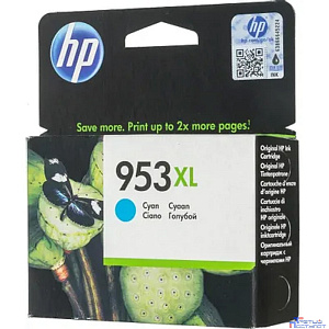 HP F6U16AE Картридж струйный №953XL голубой {OJP 8710/8720/8730/8210 (1600стр.)}
