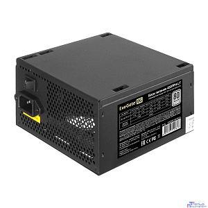 Exegate EX292150RUS-S Блок питания 450W ExeGate 80 PLUS® 450PPH-LT (ATX, APFC, КПД 82% (80 PLUS), 12cm fan, 24pin, (4+4)pin, PCIe, 5xSATA, 3xIDE, RTL, black, кабель 220V с защитой от выдергивания)