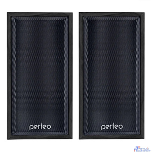 Perfeo колонки "Cabinet" 2.0, мощность 2х3 Вт (RMS), чёрн дерево, USB (PF-84-BK)