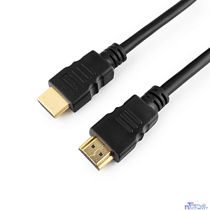 Кабель HDMI Cablexpert 19M/19M, v2.0, медь, позол.контакты, экран, 3м, черный, пакет [CC-HDMI4-10]