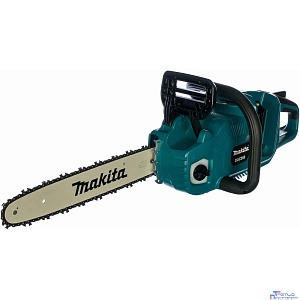Makita DUC353Z Пила цепная ак(б\щет),{36В д\2-х ак18В,Li-ion,шина-35см,шаг-3\8",паз-1.1мм,5.2кг,б\ак,з\у,эл тормоз}