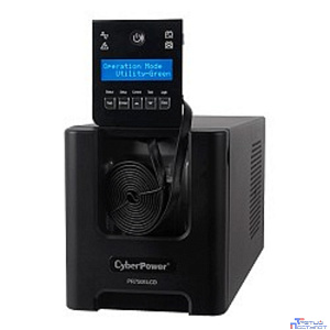 ИБП CyberPower PR750ELCD {Line-Interactive, Tower, 750VA/675W USB/RS-232/EPO/SNMPslot (6 IEC С13), 12В/7 Ач х 2}