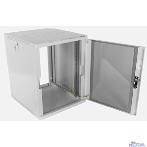 ЦМО Шкаф телекоммуникационный настенный сварной 12U (600 x 350) съёмные стенки, дверь стекло, ШРН-12.350