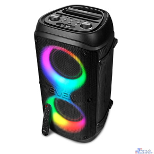 Портативная акустика 2.0 Sven PS-800 SV-021511 черная (100 Вт, TWS, BT, FM, USB, microSD, LED-диспле