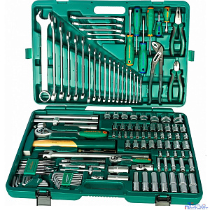 JONNESWAY (S04H524127S) Набор инструмента универсальный 1/2" и 1/4" DR, 127 предметов