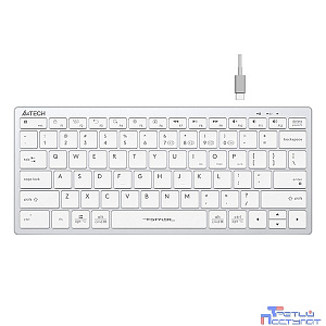 Клавиатура A4Tech Fstyler FBX51C белый USB беспроводная BT/Radio slim Multimedia (FBX51C WHITE)