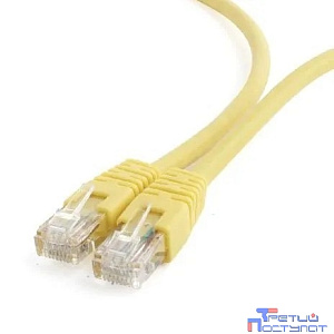 Cablexpert Патч-корд UTP PP6U-1M/Y кат.6, 1м, литой, многожильный (желтый)