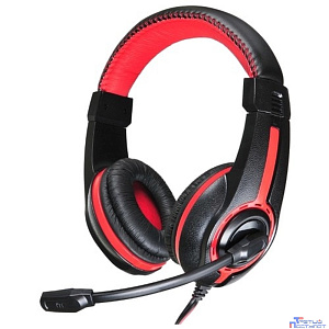 Oklick HS-L200 черный/красный 2м мониторы оголовье
