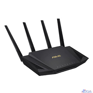 ASUS RT-AX58U Роутер беспроводной4 LAN, 1000 Мбит/с, 4 (802.11n), 5 (802.11ac), 6 (802.11ax), 1 x USB 3.1, 3G, 4G/LTE, IPv6